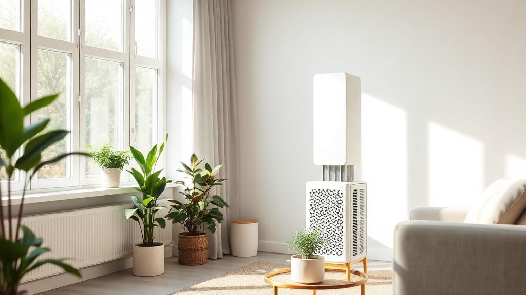 Best air purifier for allergies in a clean modern living room