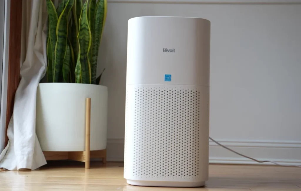Levoit Core 400S air purifier in a home office