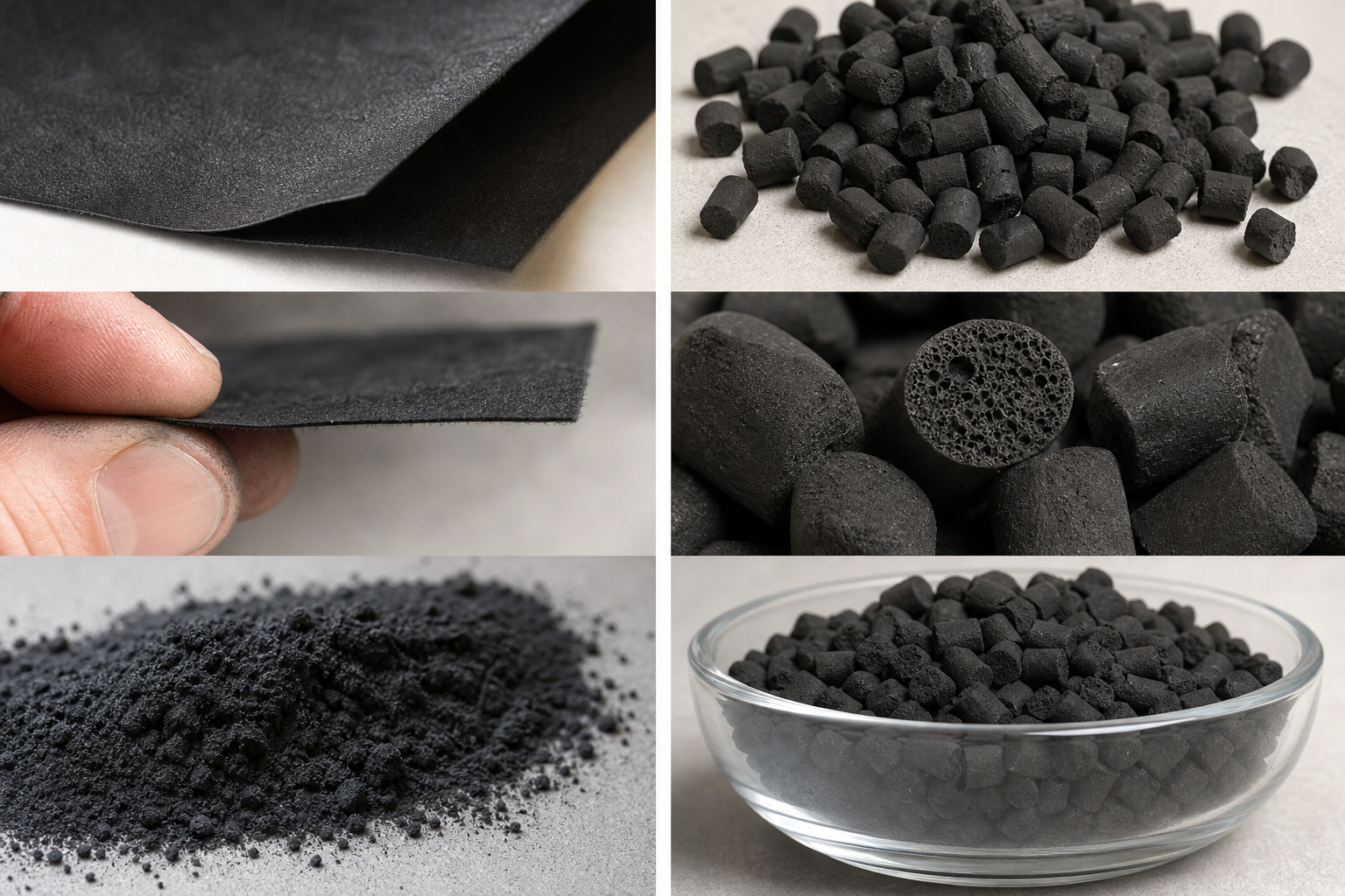 Comparison between carbon-treated filter foam and heavy pelleted activated carbon